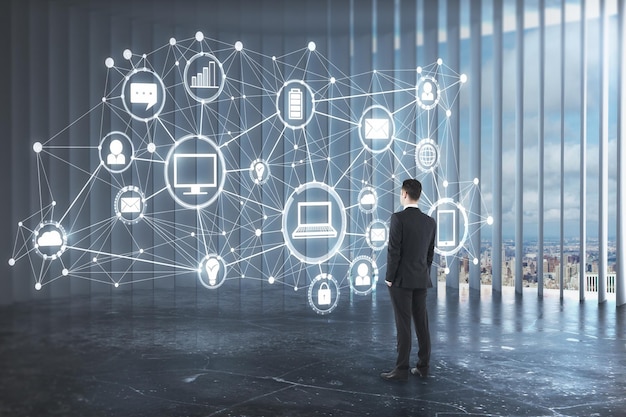 Concepto de finanzas y tecnología.