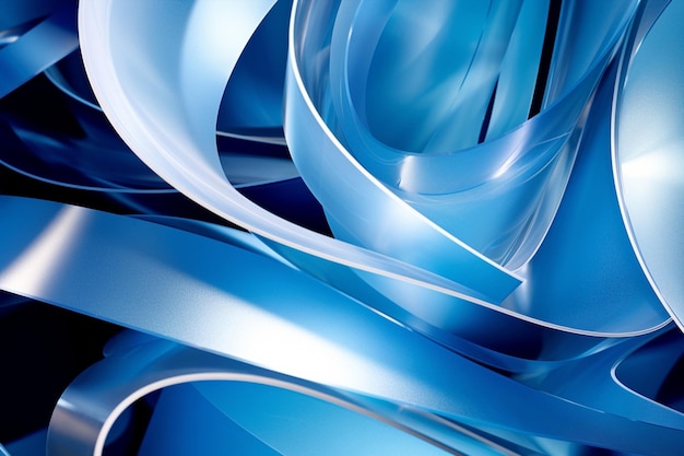 Concepto de fondo abstracción moderna textura luz azul brillante forma futurista gráfico diseño de ondas digitales papel tapiz ilustración patrón de movimiento de línea