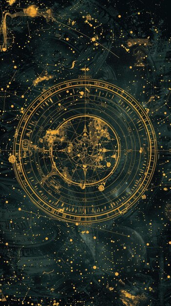 Concepto de fondo de la astrología