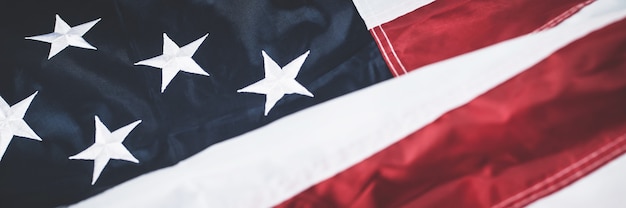 Concepto de fondo de bandera de Estados Unidos.
