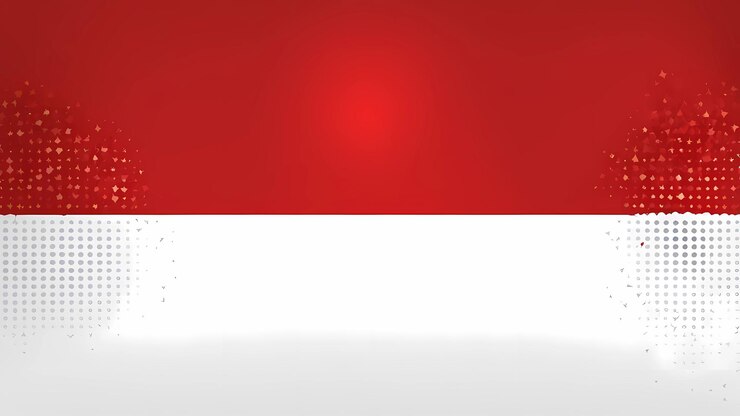 Concepto de fondo de bandera de Indonesia para la ilustración del día de la independencia de Indonesia