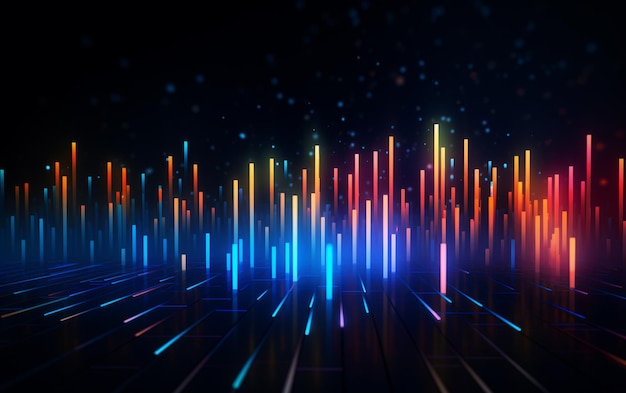 Concepto de fondo con diseño de datos abstractos