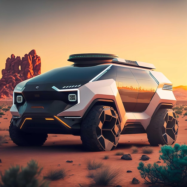 concepto futuro suv diseño arte