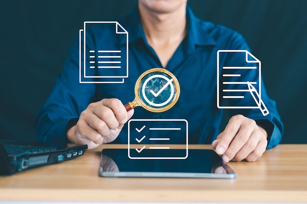 Concepto de gestión de documentos digitales para empresas Aprobación de la propuesta de proyecto Garantía de calidad y evaluación del concepto de negocio en línea