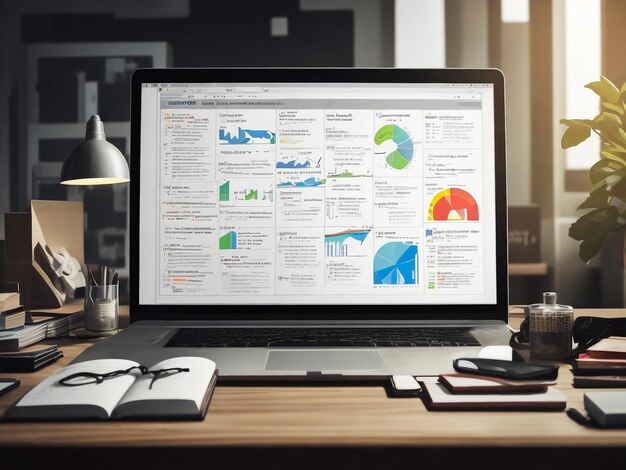 Concepto de gráficos de conexión de tecnología de la información