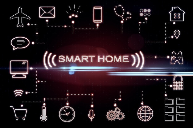 Concepto de hogar inteligente