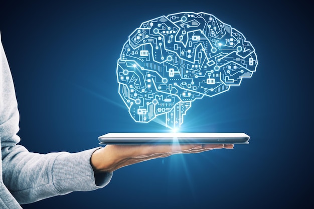 Concepto de IA y tecnología