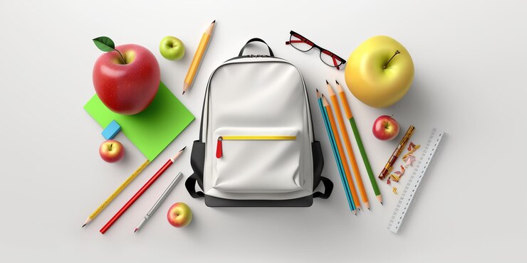 Concepto de ilustración de diseño moderno de regreso a la escuela para la escuela Niños que se dirigen a la escuela