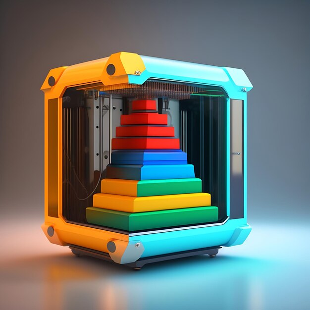 Concepto de impresora 3D