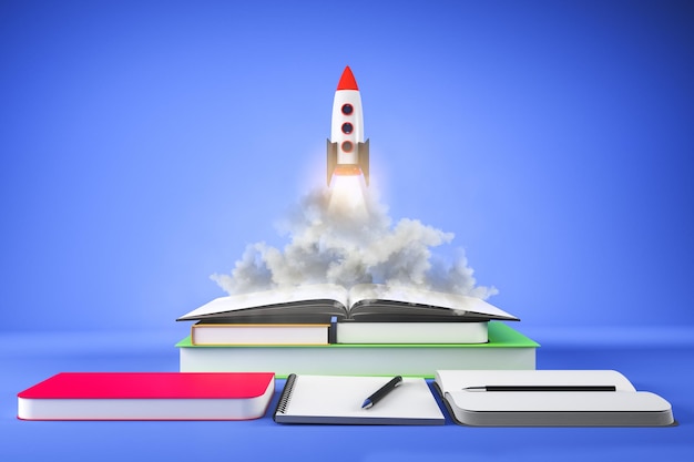 Concepto de inicio y educación.