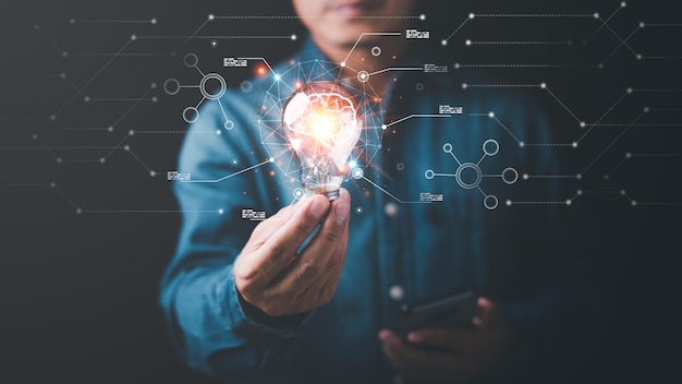 concepto innovador e inspiradorCreatividad tecnológica para invenciones futuras