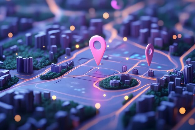Concepto innovador de geofencing y marketing basado en la ubicación con servicios y datos de proximidad GPS
