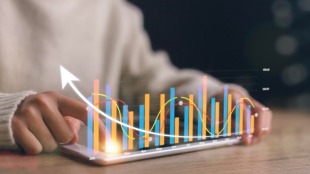 Concepto de inteligencia empresarial herramientas de gestión de análisis de datos inteligencia creación de estrategia corporativa toma de decisiones basada en datos