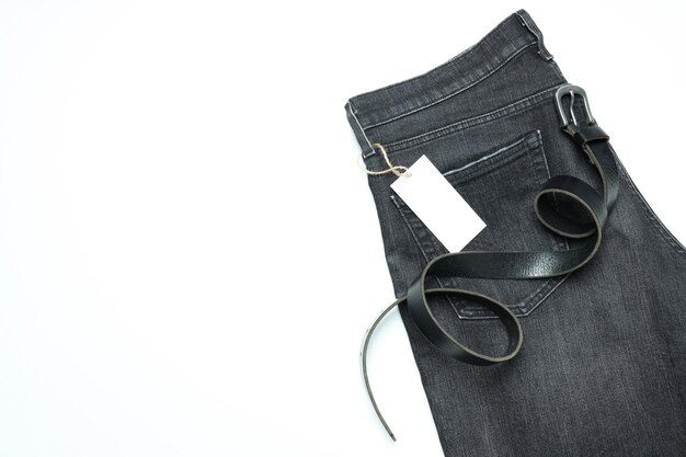 Concepto de jeans concepto de ropa casual jeans como ropa de diario