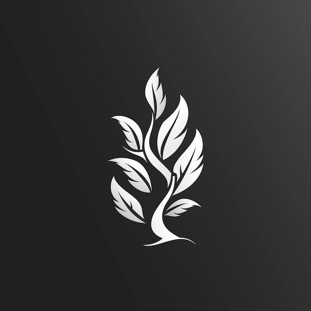 Un concepto de logotipo de árbol