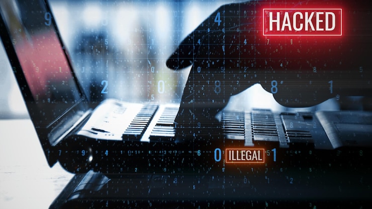 Foto concepto de malware y phishing