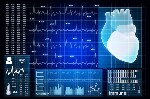 Concepto de medicina y cardiología.