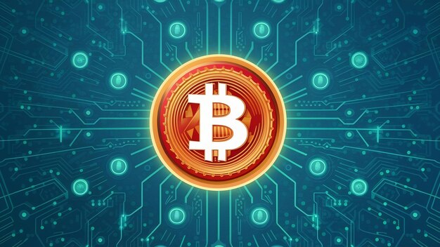 Concepto de minería de bitcoins