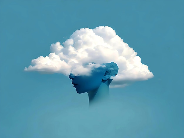 El concepto minimalista de Head in the Cloud