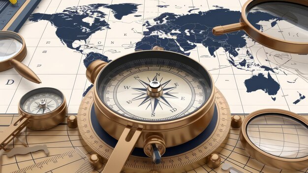 Concepto de navegación por mapas