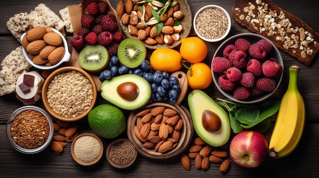 Concepto de nutricionista IA generativa