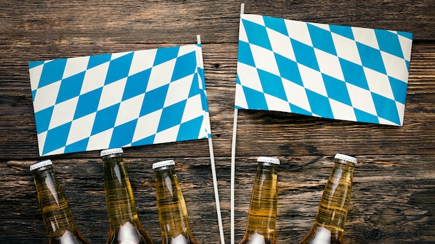 Foto concepto de oktoberfest del festival de la cerveza alemana