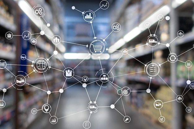 Concepto de palabra de importación, exportación y logística Antecedentes industriales