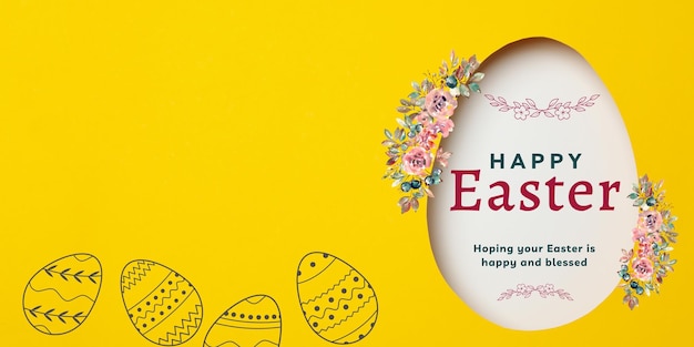 El concepto de Pascua de la Feliz Pascua del diseño de la Felicidad Pascua