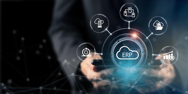 El concepto de planificación de recursos empresariales en la nube (ERP) proporciona a los equipos capacidades avanzadas de IA para automatizar los procesos operativos, reaccionar en tiempo real, actualizaciones automáticas y obtener una ventaja competitiva.