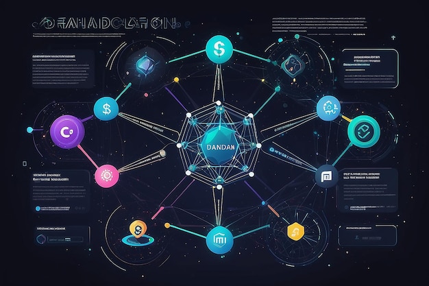 El concepto de la plataforma de cadena de bloques Cardano