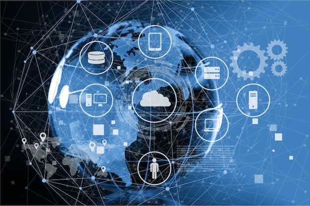 Concepto de plataforma de gestión de datos (DMP).