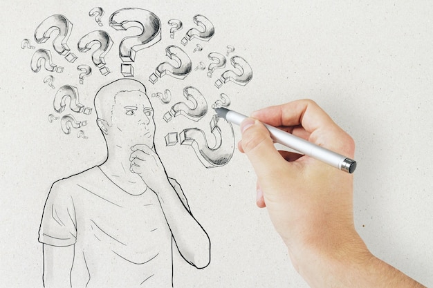 Concepto de preguntas y preguntas frecuentes
