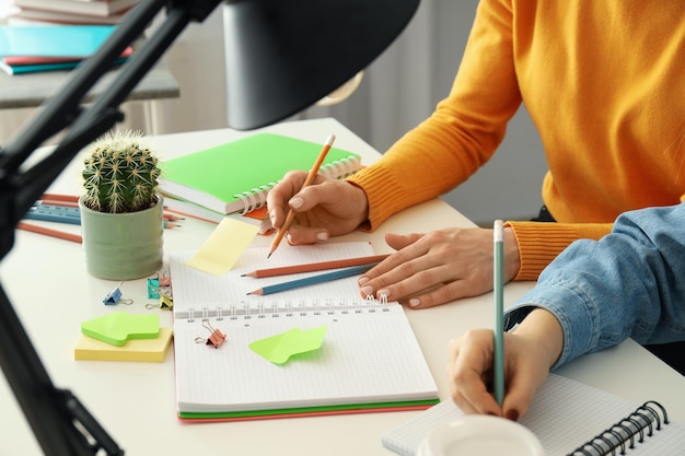 Concepto de preparación para exámenes o pruebas.