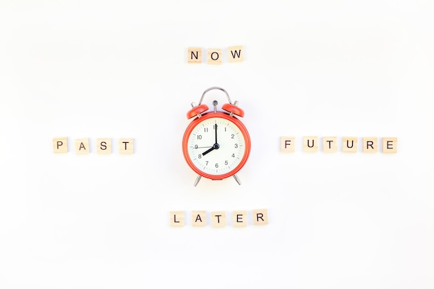 Concepto de procrastinación y gestión del tiempo