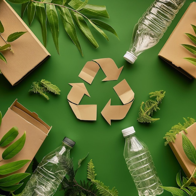 Concepto de reciclaje ecológico