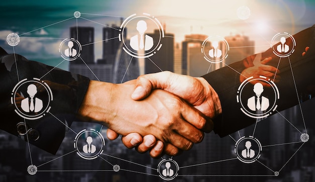 Concepto de redes de recursos humanos y personas