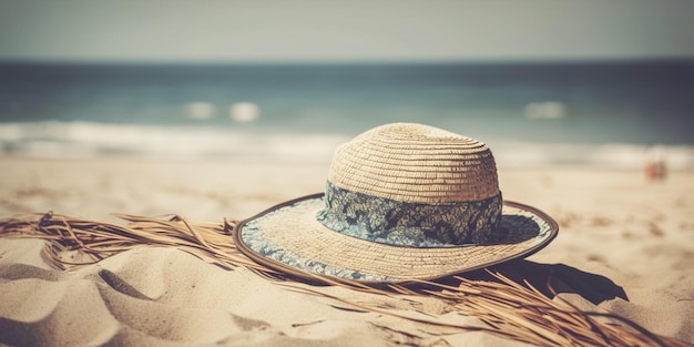 Concepto de la relajación de las vacaciones de las vacaciones de verano de la playa