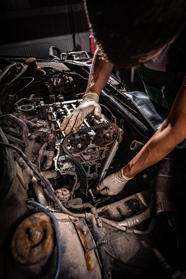 Concepto de reparación de automóviles