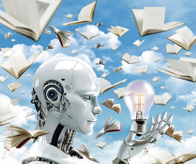 concepto de robot ia