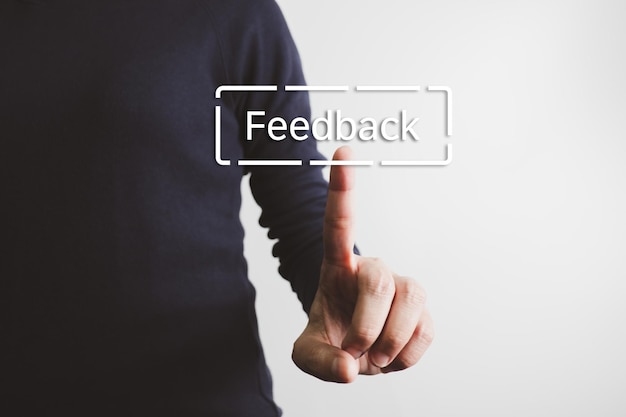 Concepto de satisfacción y servicio del cliente.