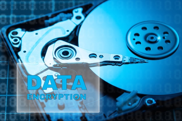 Concepto de seguridad de datos. HDD de cifrado de datos.