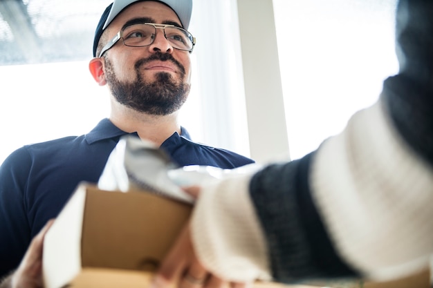 Concepto de servicio de entrega de muebles