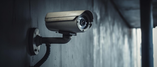 Concepto de sistema de seguridad de cámara CCTV IP