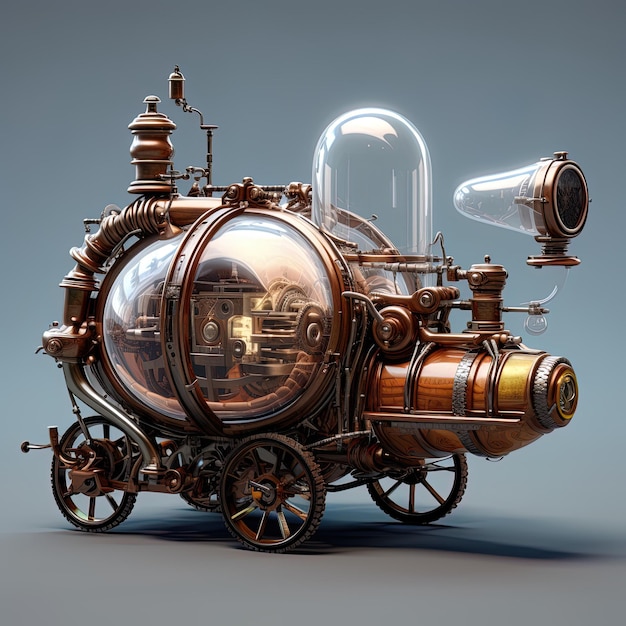 Foto el concepto de steampunk