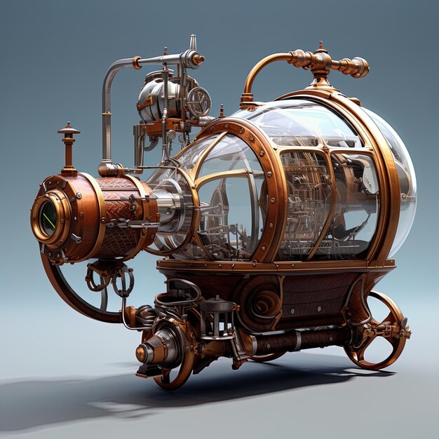 Foto el concepto de steampunk