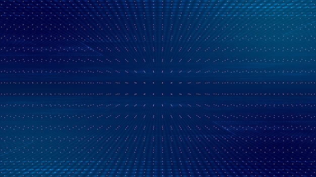 Concepto de tecnología digital de alta tecnología Fondo de ciberespacio abstracto futurista Velocidad de Internet del servidor del centro de datos Inteligencia artificial Telón de fondo de tecnología de inteligencia artificial geométrica Representación 3d