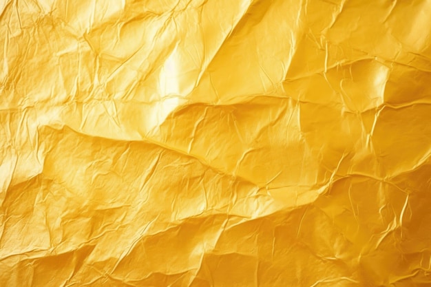 Concepto de textura de fondo de papel de oro de hoja amarilla brillante