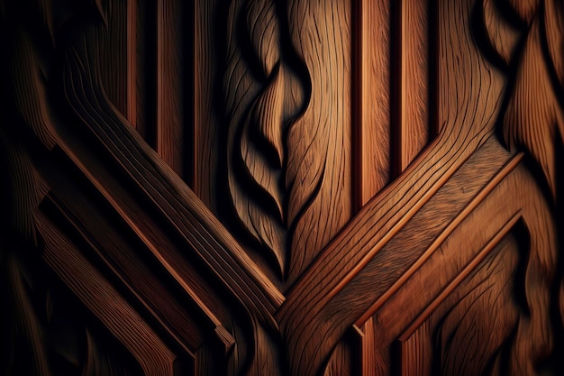 Foto concepto de textura de papel tapiz de fondo de material de madera aigenerated