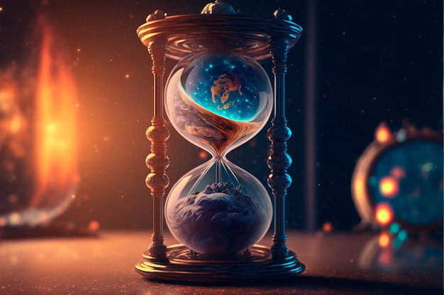 Concepto de tiempo tiempo espacio infinito