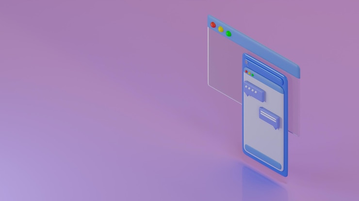 Foto concepto de tienda de sitio web de compras en línea escritorio de ilustraciones de renderizado 3d para diseñador de ui ux crear un diseño